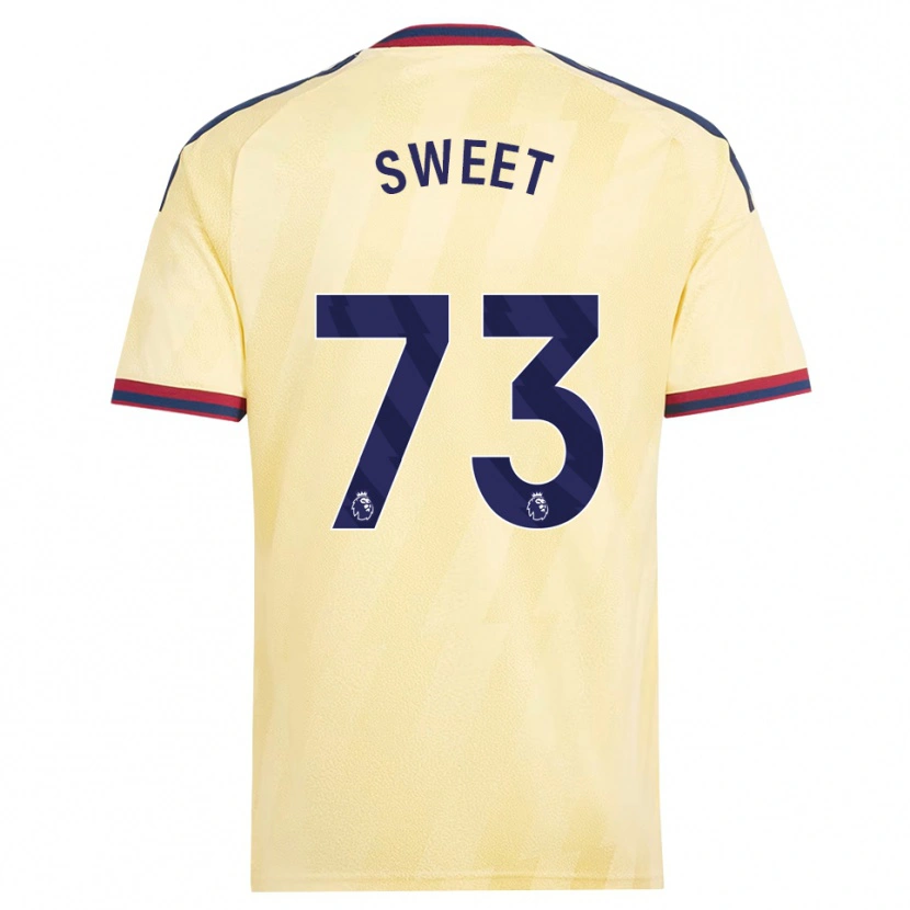 Danxen Kinderen James Sweet #73 Licht Geel Middernachtblauw Thuisshirt Derde Tenue 2026/27 T-Shirt
