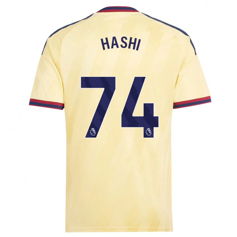 Danxen Kinderen Maalik Hashi #74 Licht Geel Middernachtblauw Thuisshirt Derde Tenue 2026/27 T-Shirt
