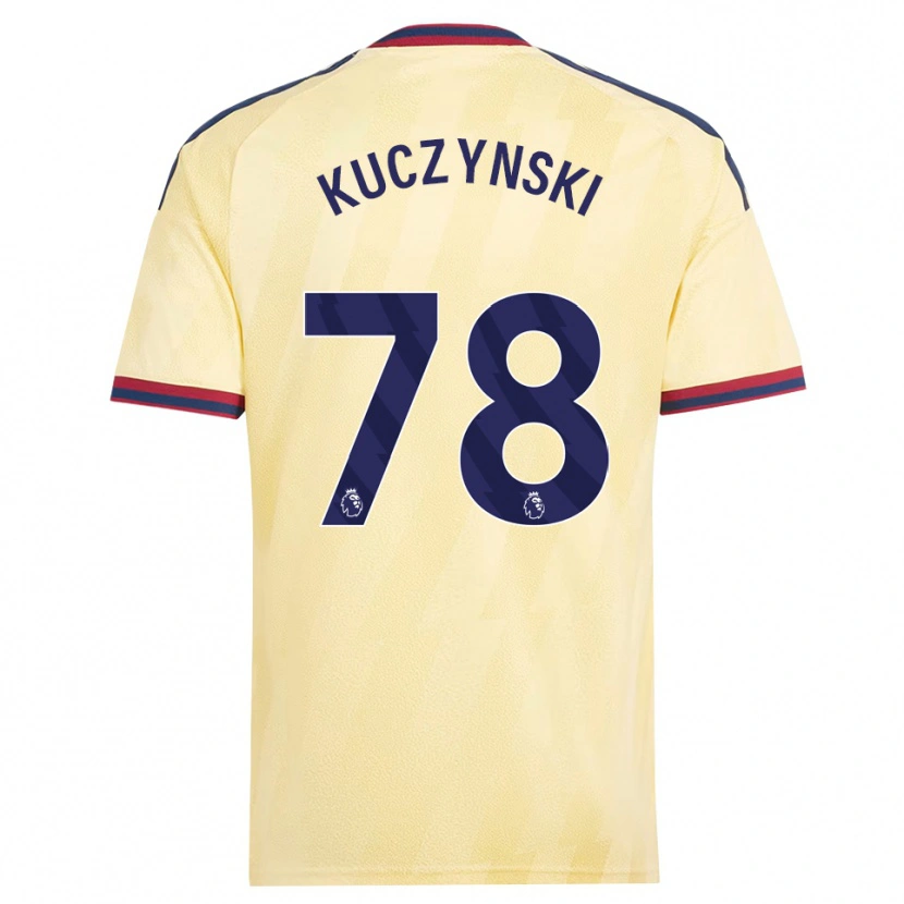 Danxen Kinderen Max Kuczynski #78 Licht Geel Middernachtblauw Thuisshirt Derde Tenue 2026/27 T-Shirt