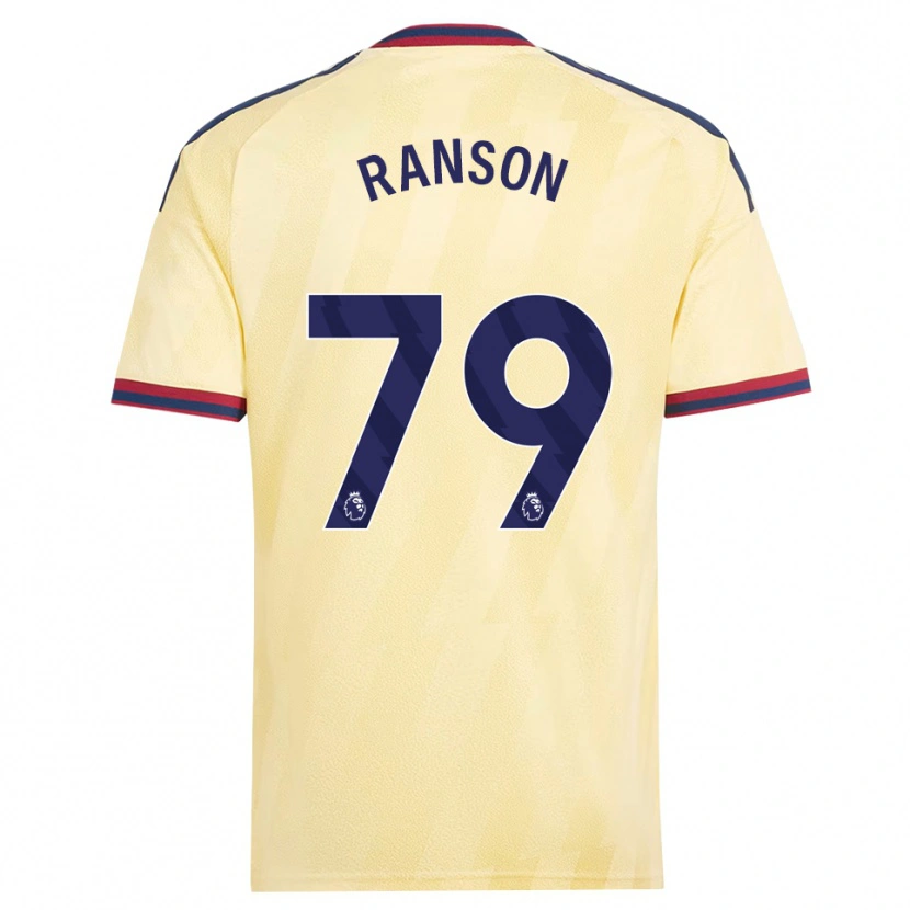 Danxen Kinderen Khari Ranson #79 Licht Geel Middernachtblauw Thuisshirt Derde Tenue 2026/27 T-Shirt