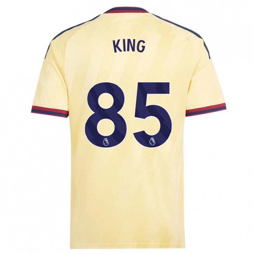 Danxen Kinderen Josiah King #85 Licht Geel Middernachtblauw Thuisshirt Derde Tenue 2026/27 T-Shirt