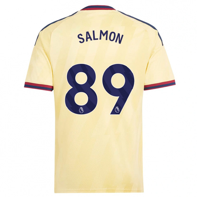 Danxen Kinderen Marli Salmon #89 Licht Geel Middernachtblauw Thuisshirt Derde Tenue 2026/27 T-Shirt