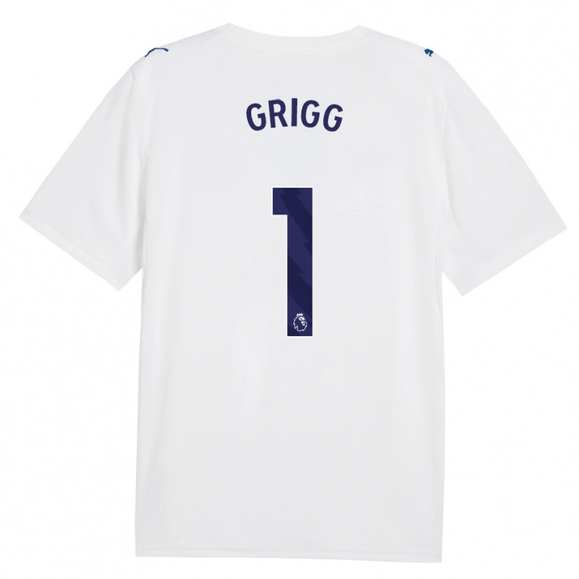 Danxen Kinderen Finley Grigg #1 Marine Wit Thuisshirt Derde Tenue 2026/27 T-Shirt