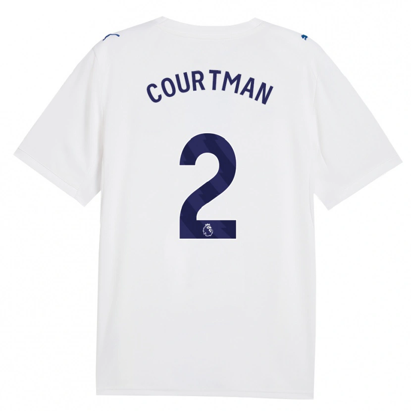 Danxen Kinderen Charlie Courtman #2 Marine Wit Thuisshirt Derde Tenue 2026/27 T-Shirt