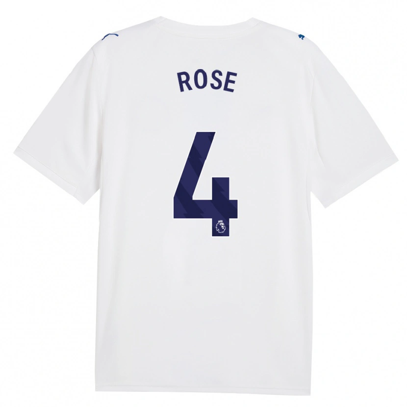 Danxen Kinderen Jade Rose #4 Marine Wit Thuisshirt Derde Tenue 2026/27 T-Shirt