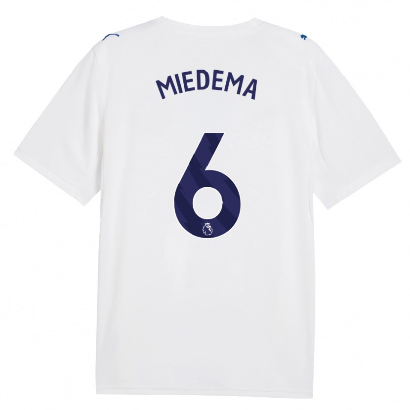 Danxen Kinderen Vivianne Miedema #6 Marine Wit Thuisshirt Derde Tenue 2026/27 T-Shirt