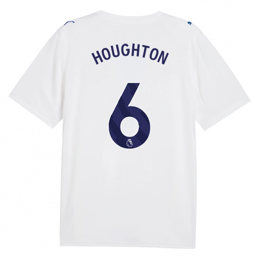 Danxen Kinderen Steph Houghton #6 Marine Wit Thuisshirt Derde Tenue 2026/27 T-Shirt