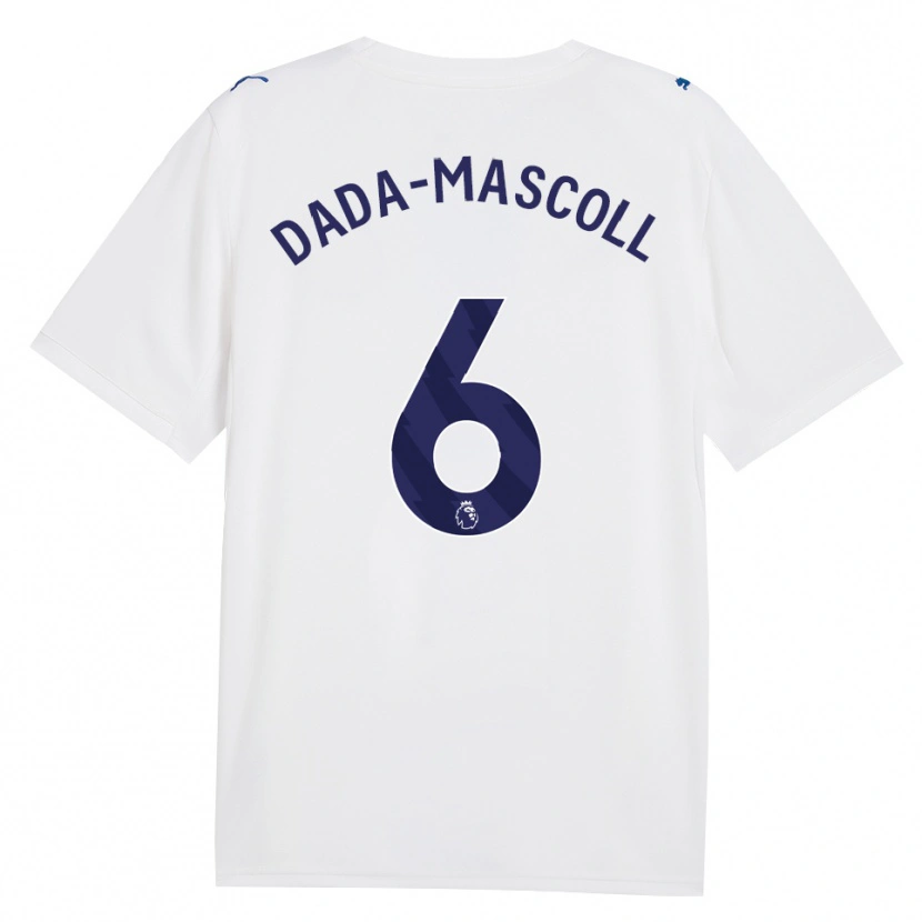 Danxen Kinderen Isaiah Dada-Mascoll #6 Marine Wit Thuisshirt Derde Tenue 2026/27 T-Shirt