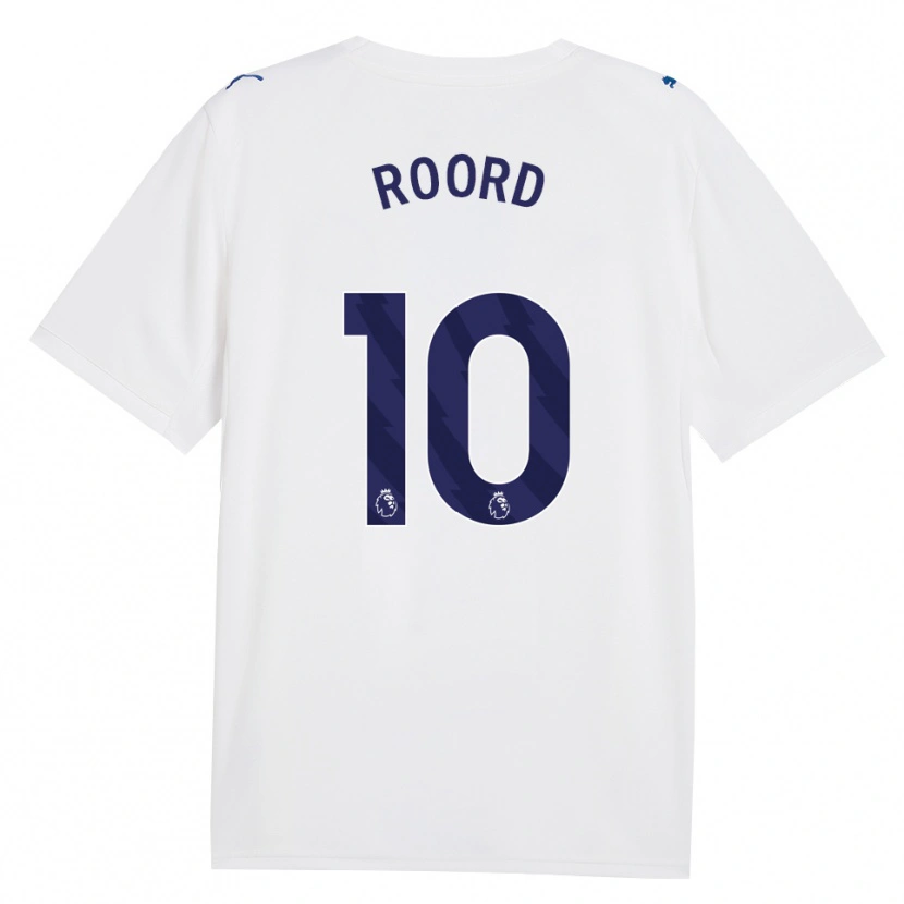 Danxen Kinderen Jill Roord #10 Marine Wit Thuisshirt Derde Tenue 2026/27 T-Shirt