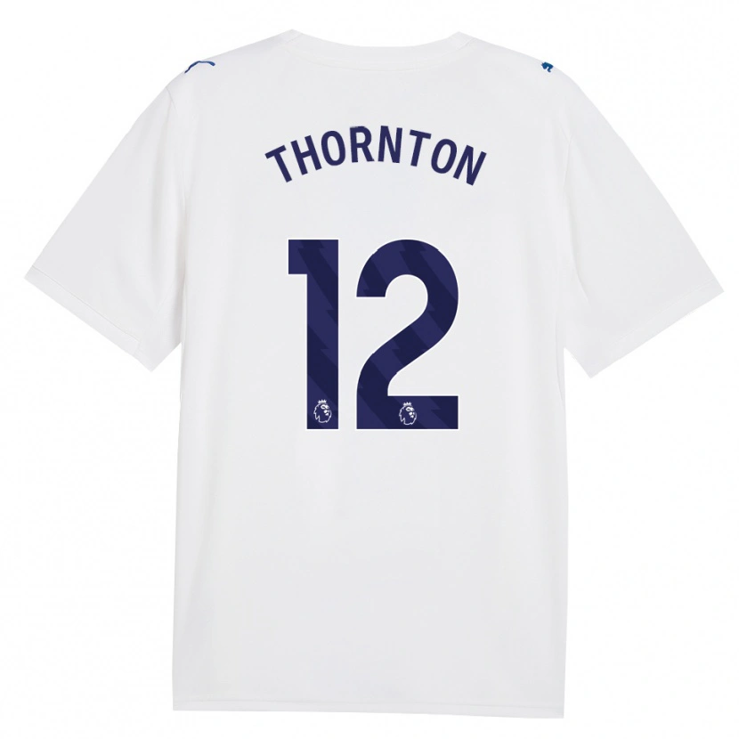 Danxen Kinderen Archie Thornton #12 Marine Wit Thuisshirt Derde Tenue 2026/27 T-Shirt