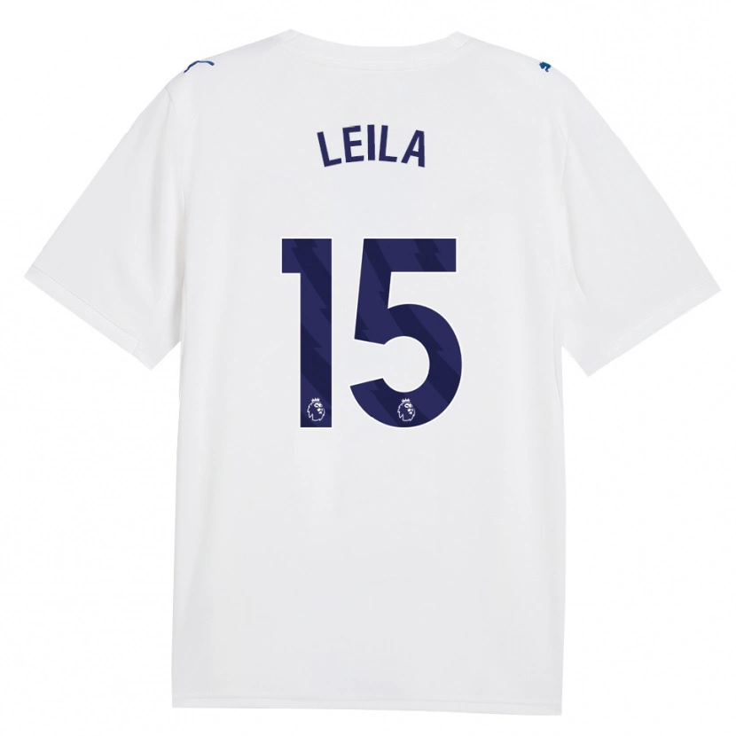 Danxen Kinderen Leila Ouahabi #15 Marine Wit Thuisshirt Derde Tenue 2026/27 T-Shirt