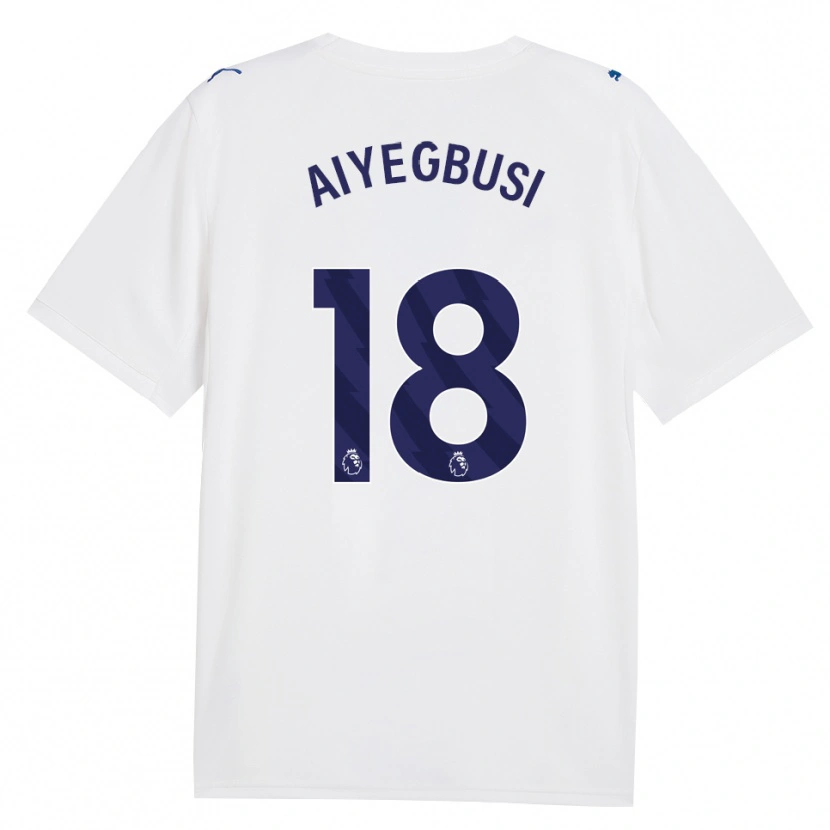 Danxen Kinderen Tirenioluwa Aiyegbusi #18 Marine Wit Thuisshirt Derde Tenue 2026/27 T-Shirt