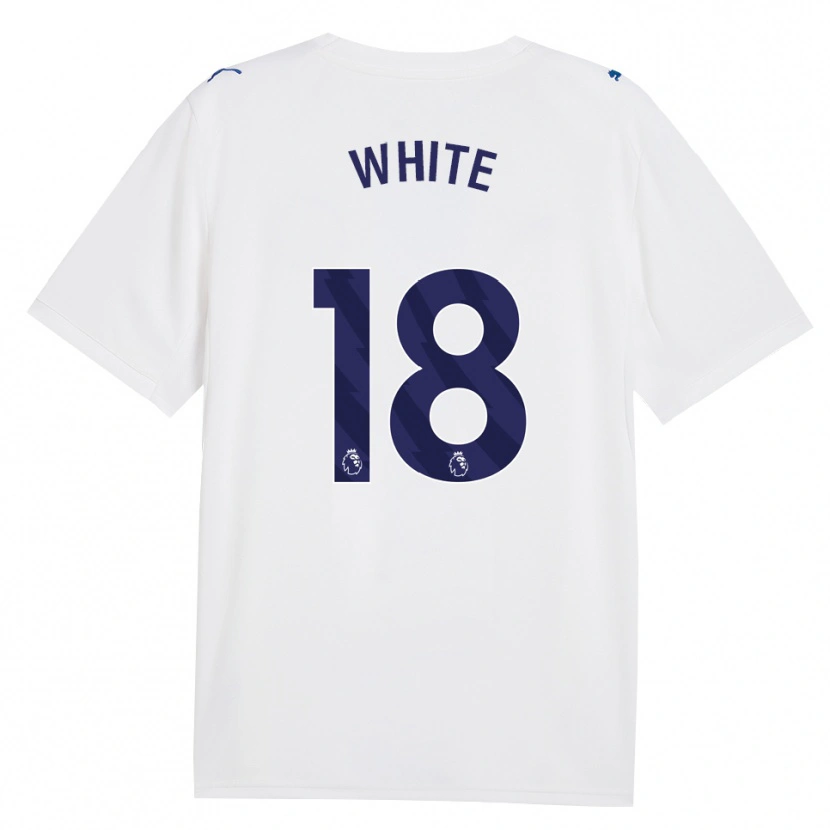 Danxen Kinderen Ellen White #18 Marine Wit Thuisshirt Derde Tenue 2026/27 T-Shirt