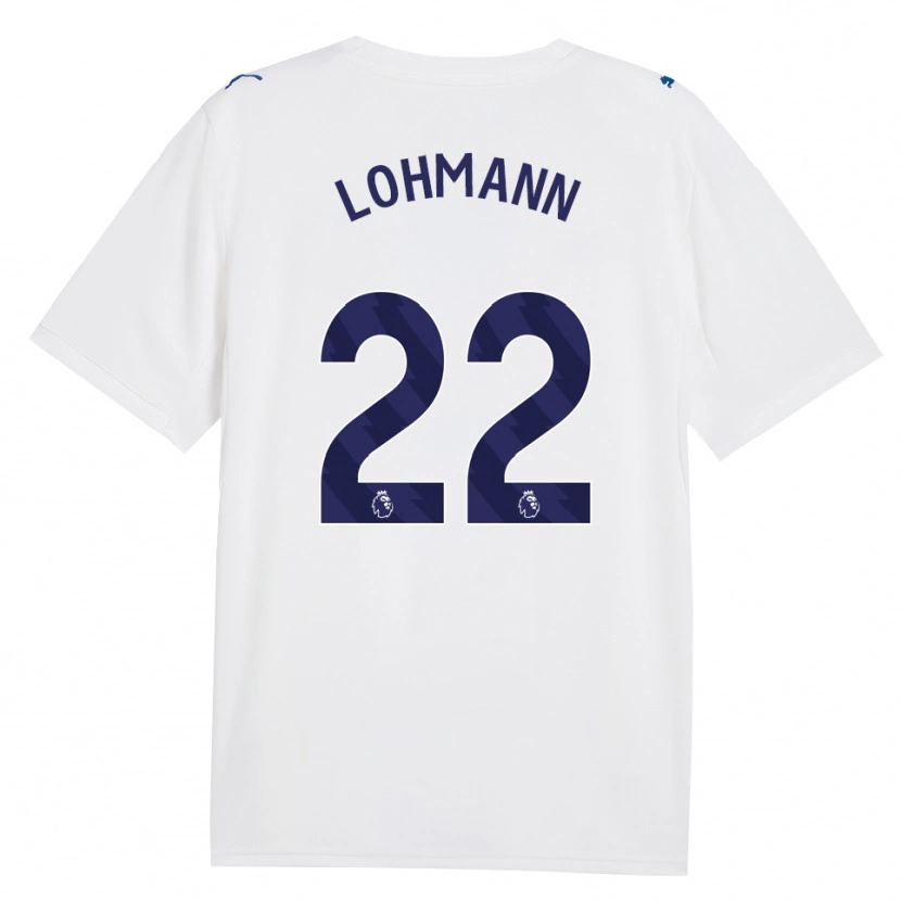 Danxen Kinderen Sydney Lohmann #22 Marine Wit Thuisshirt Derde Tenue 2026/27 T-Shirt