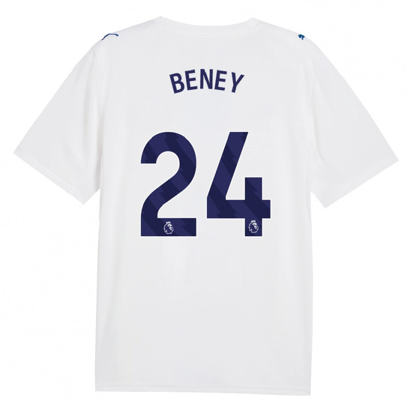 Danxen Kinderen Iman Beney #24 Marine Wit Thuisshirt Derde Tenue 2026/27 T-Shirt