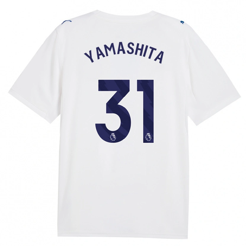 Danxen Kinderen Ayaka Yamashita #31 Marine Wit Thuisshirt Derde Tenue 2026/27 T-Shirt