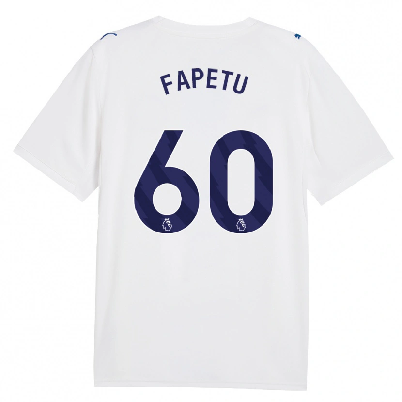 Danxen Kinderen Femi Fapetu #60 Marine Wit Thuisshirt Derde Tenue 2026/27 T-Shirt