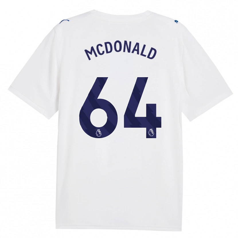 Danxen Kinderen Rowan Mcdonald #64 Marine Wit Thuisshirt Derde Tenue 2026/27 T-Shirt
