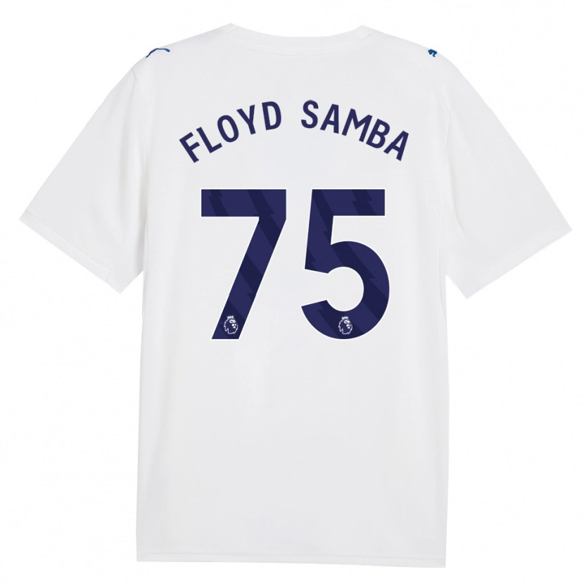 Danxen Kinderen Floyd Samba #75 Marine Wit Thuisshirt Derde Tenue 2026/27 T-Shirt