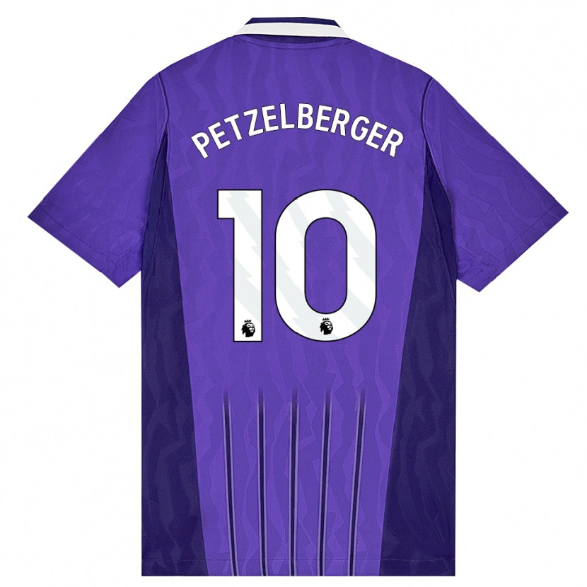 Danxen Kinderen Ramona Petzelberger #10 Paars Wit Thuisshirt Derde Tenue 2026/27 T-Shirt