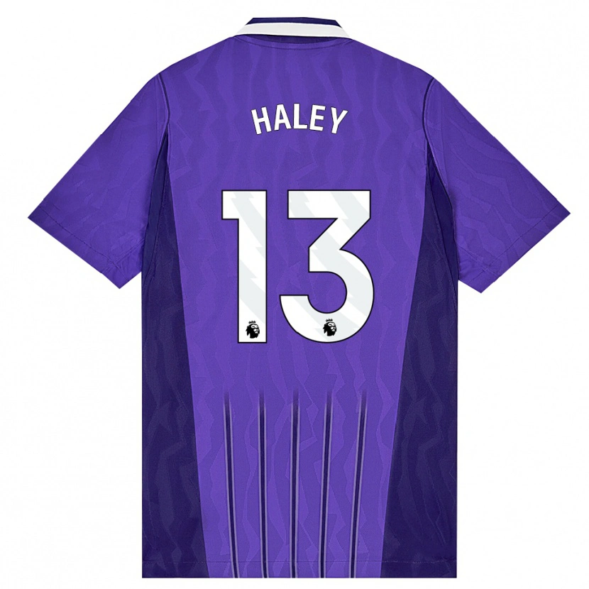 Danxen Kinderen Micah Haley #13 Paars Wit Thuisshirt Derde Tenue 2026/27 T-Shirt