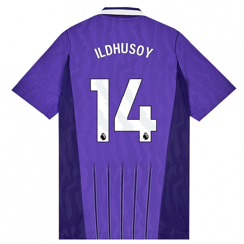 Danxen Kinderen Celin Bizet Ildhusøy #14 Paars Wit Thuisshirt Derde Tenue 2026/27 T-Shirt