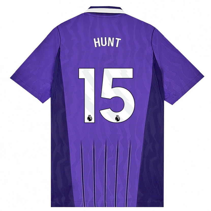 Danxen Kinderen Clare Hunt #15 Paars Wit Thuisshirt Derde Tenue 2026/27 T-Shirt