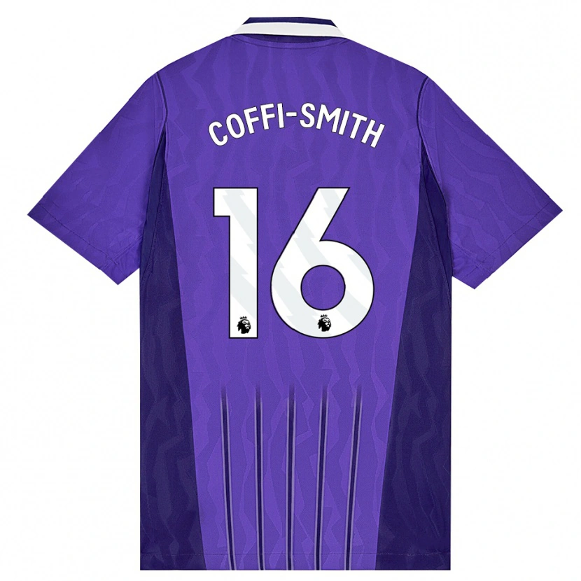 Danxen Kinderen Courtney Coffi-Smith #16 Paars Wit Thuisshirt Derde Tenue 2026/27 T-Shirt