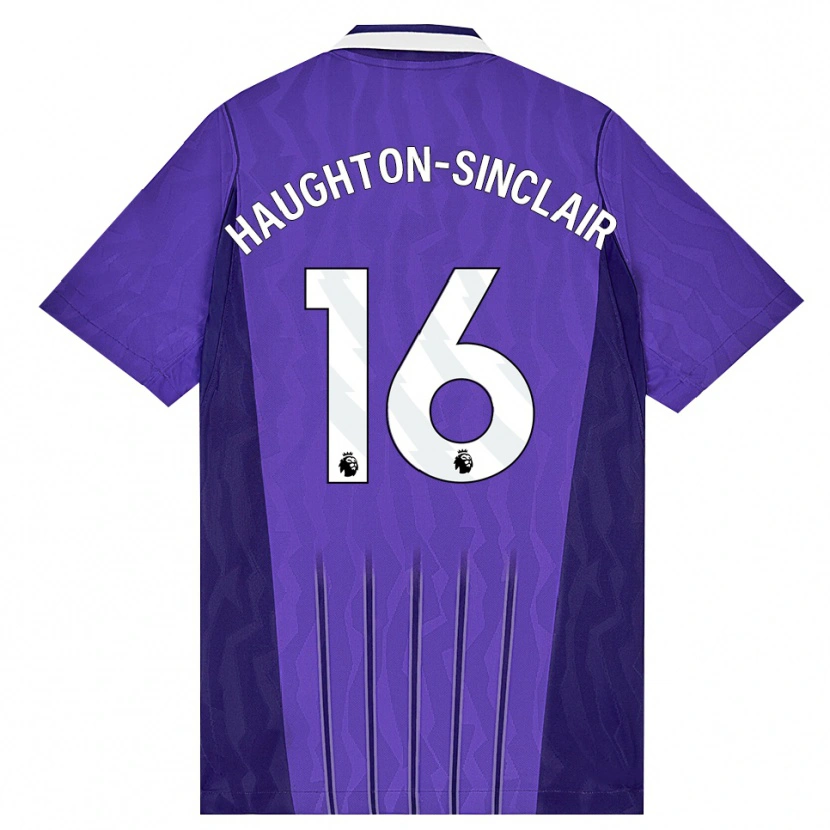Danxen Kinderen Ashiah Haughton-Sinclair #16 Paars Wit Thuisshirt Derde Tenue 2026/27 T-Shirt