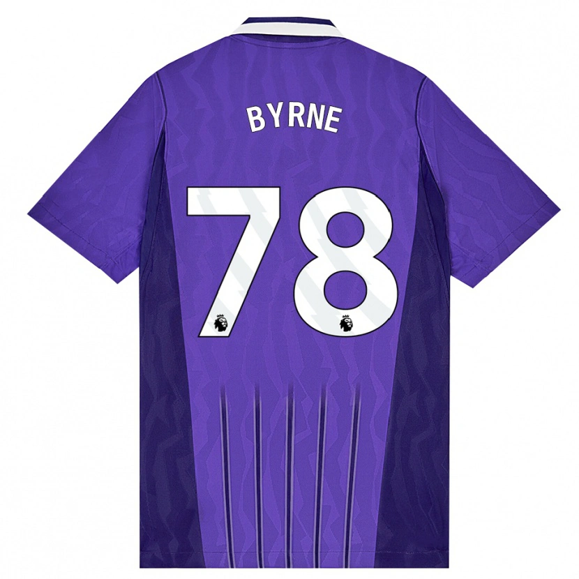 Danxen Kinderen Harry Byrne #78 Paars Wit Thuisshirt Derde Tenue 2026/27 T-Shirt