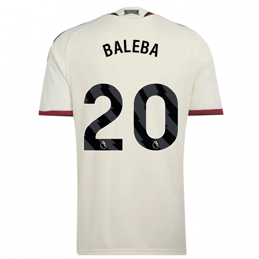 Danxen Kinderen Carlos Baleba #20 Beige Zwart Rood Thuisshirt Derde Tenue 2026/27 T-Shirt