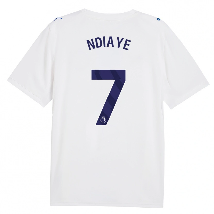 Danxen Kinderen Iliman Ndiaye #7 Marine Wit Thuisshirt Derde Tenue 2026/27 T-Shirt