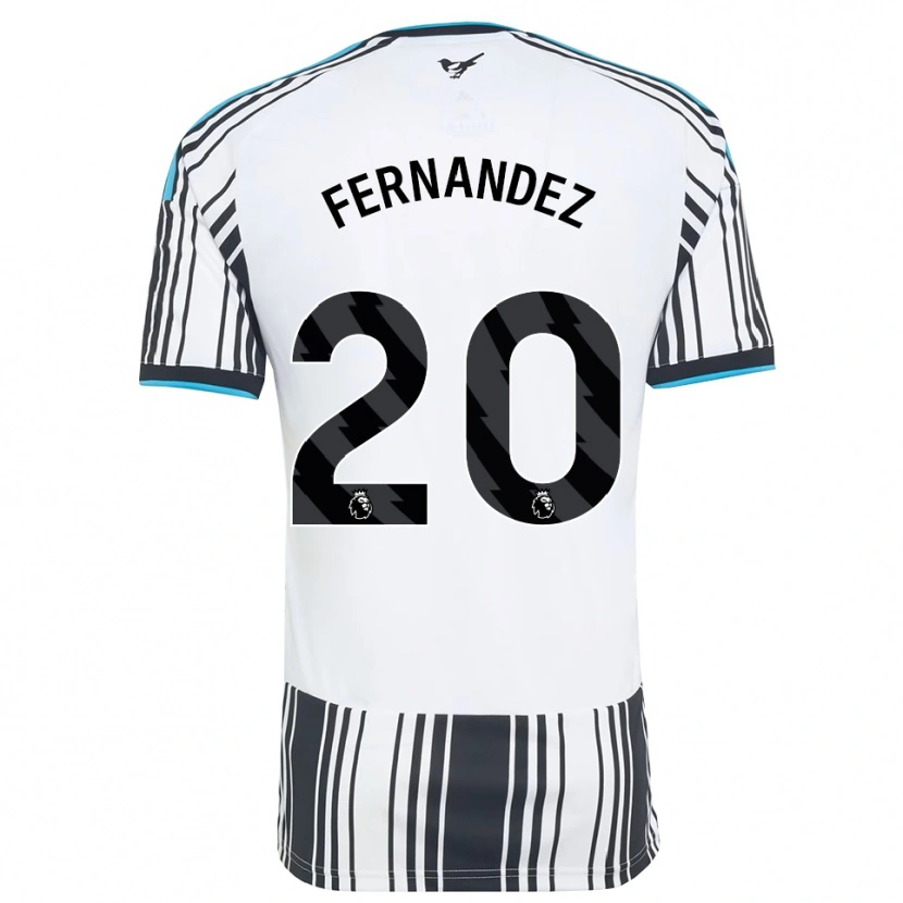 Danxen Kinderen Matias Fernandez-Pardo #20 Hemelsblauw Zwart Wit Thuisshirt Thuistenue 2026/27 T-Shirt