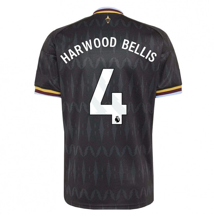 Danxen Kinderen Taylor Harwood-Bellis #4 Korenbloemblauw Zwart Geel Uitshirt Uittenue 2026/27 T-Shirt
