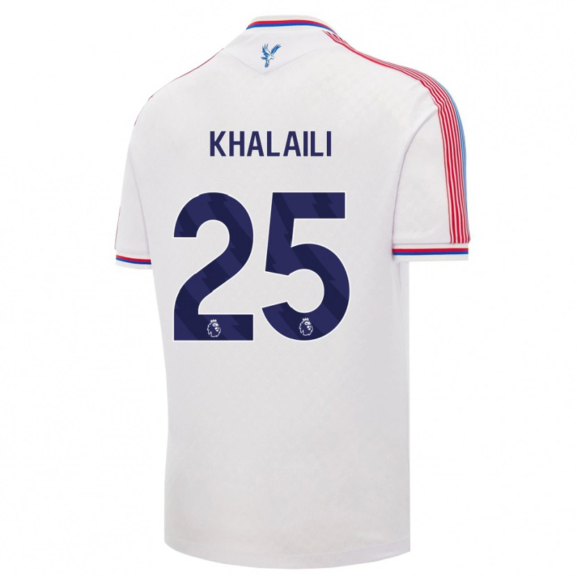 Danxen Kinderen Anan Khalaili #25 Wit Rood Blauw Thuisshirt Thuistenue 2026/27 T-Shirt