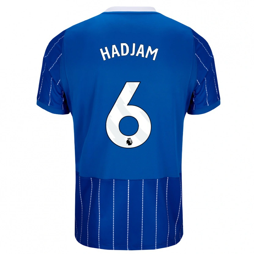 Danxen Kinderen Jaouen Hadjam #6 Mediumblauw Wit Thuisshirt Thuistenue 2026/27 T-Shirt