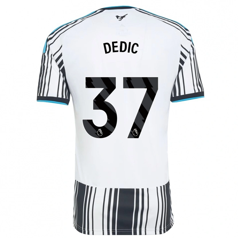 Danxen Heren Amar Dedić #37 Hemelsblauw Zwart Wit Thuisshirt Thuistenue 2026/27 T-Shirt