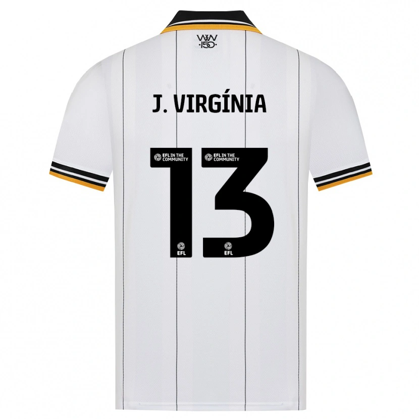 Danxen Heren João Virgínia #13 Oranje Wit Zwart Uitshirt Uittenue 2026/27 T-Shirt