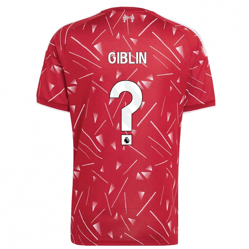 Danxen Heren Nathan Giblin #0 Wit Rood Thuisshirt Thuistenue 2026/27 T-Shirt
