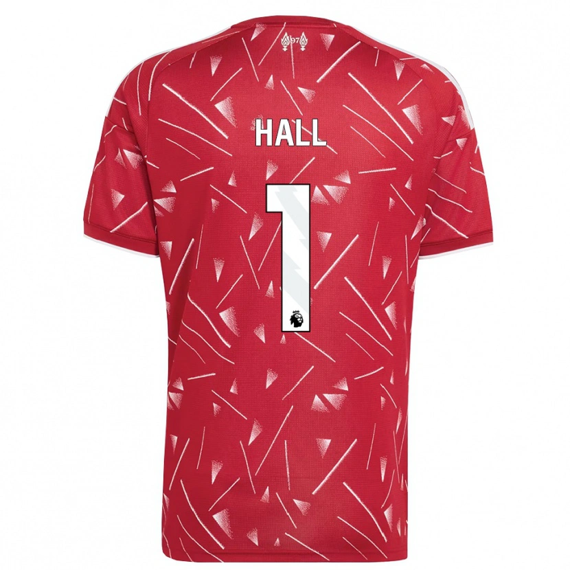 Danxen Heren Bailey Hall #1 Wit Rood Thuisshirt Thuistenue 2026/27 T-Shirt
