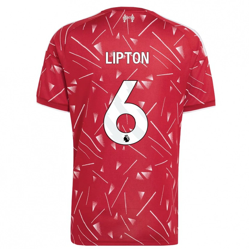 Danxen Heren Joe Lipton #6 Wit Rood Thuisshirt Thuistenue 2026/27 T-Shirt