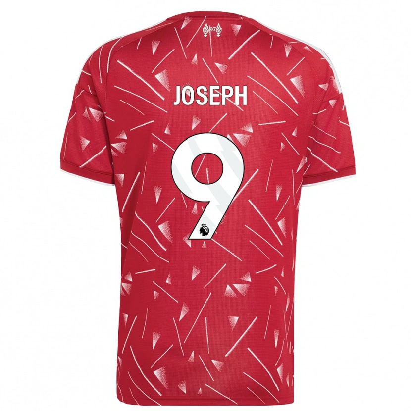 Danxen Heren Vincent Joseph #9 Wit Rood Thuisshirt Thuistenue 2026/27 T-Shirt