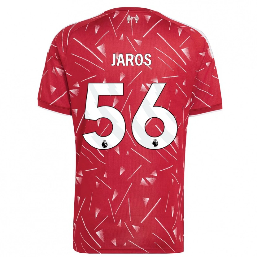 Danxen Heren Vitezslav Jaros #56 Wit Rood Thuisshirt Thuistenue 2026/27 T-Shirt