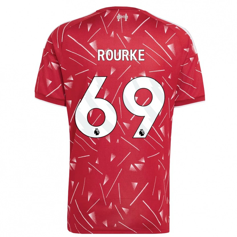 Danxen Heren Fidel O'rourke #69 Wit Rood Thuisshirt Thuistenue 2026/27 T-Shirt