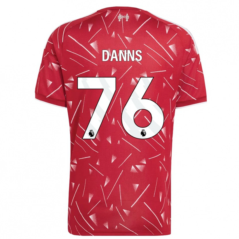 Danxen Heren Jayden Danns #76 Wit Rood Thuisshirt Thuistenue 2026/27 T-Shirt