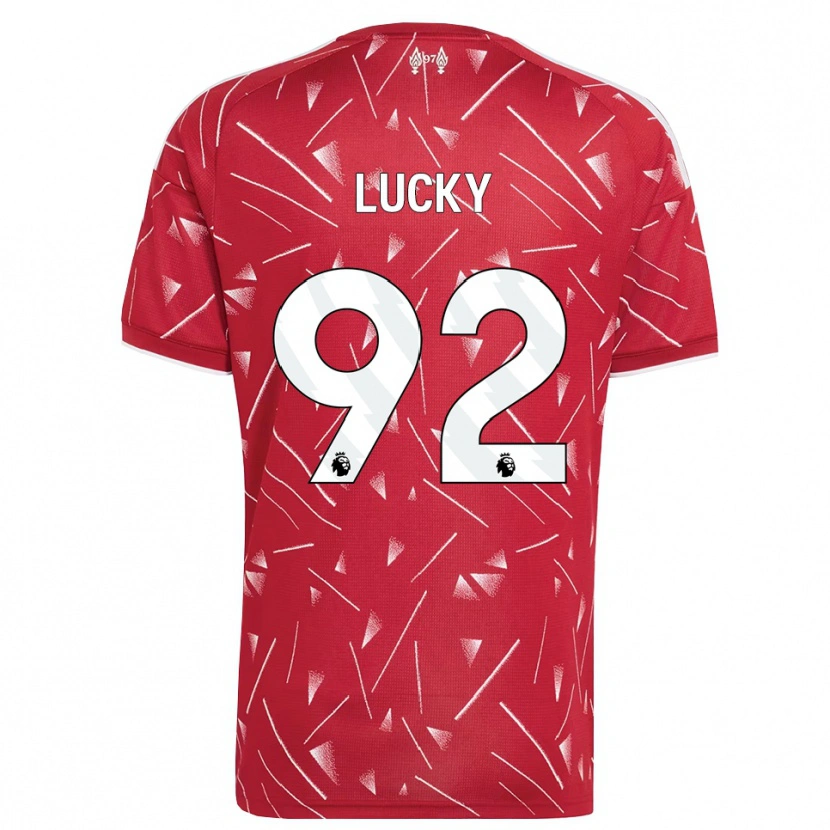 Danxen Heren Wellity Lucky #92 Wit Rood Thuisshirt Thuistenue 2026/27 T-Shirt