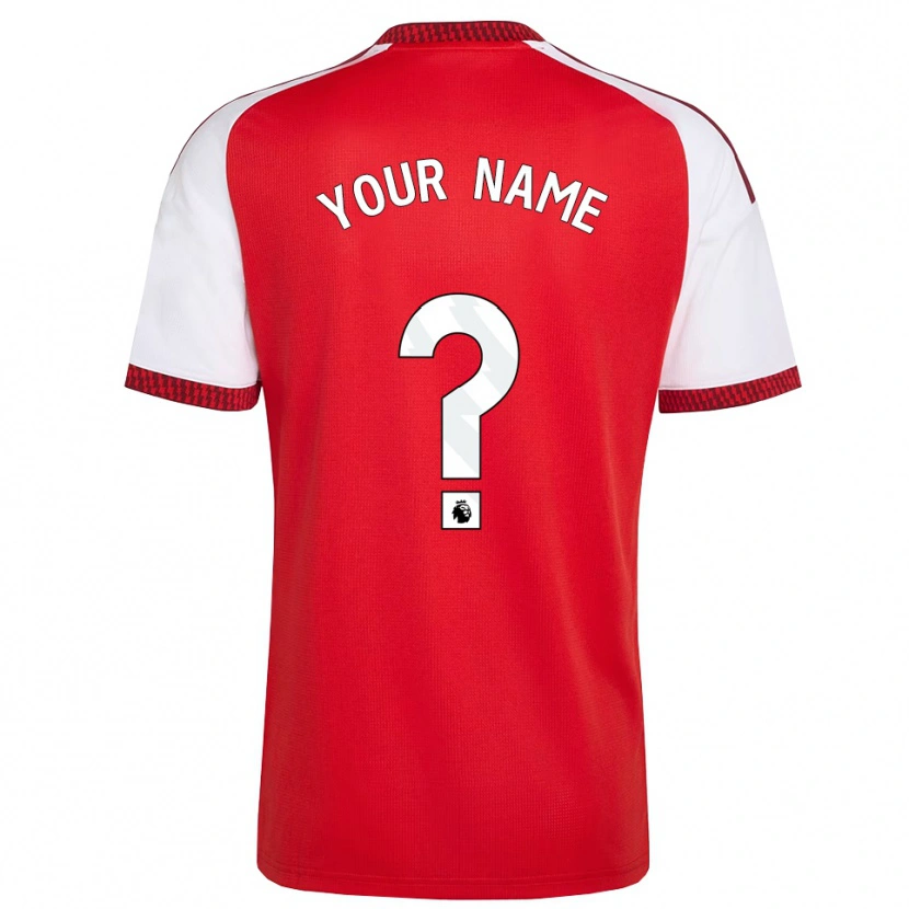 Danxen Heren Uw Naam #0 Rood Wit Zwart Thuisshirt Thuistenue 2026/27 T-Shirt