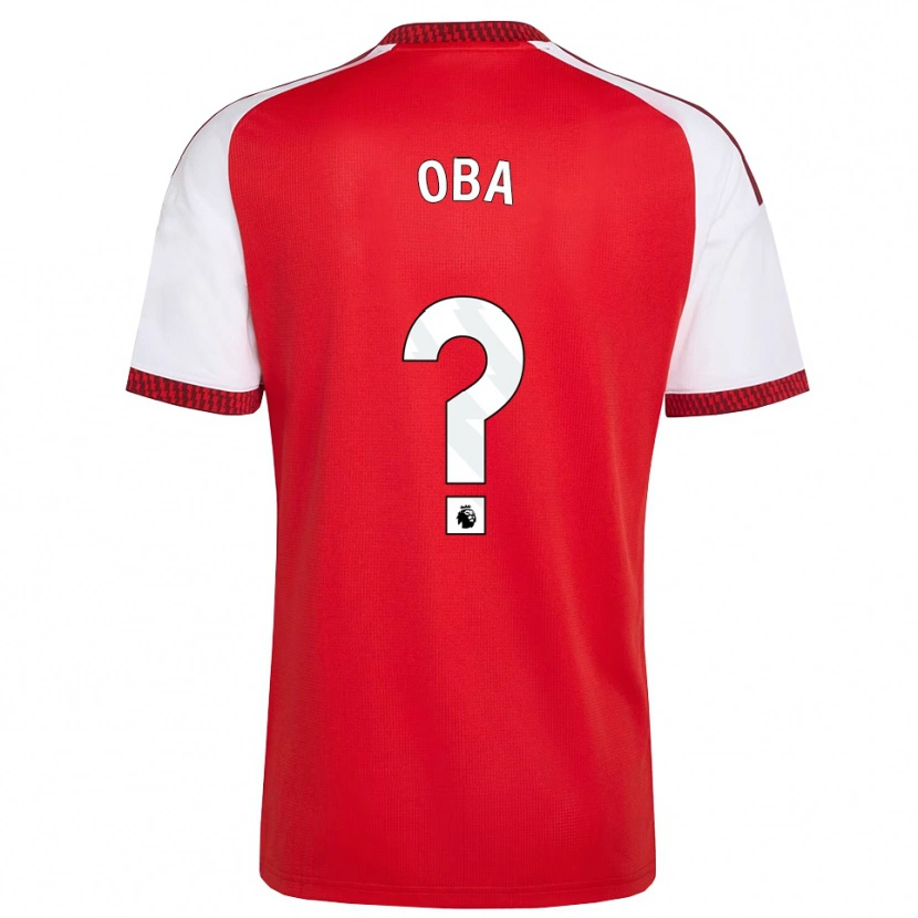 Danxen Heren Jayden Oba #0 Rood Wit Zwart Thuisshirt Thuistenue 2026/27 T-Shirt