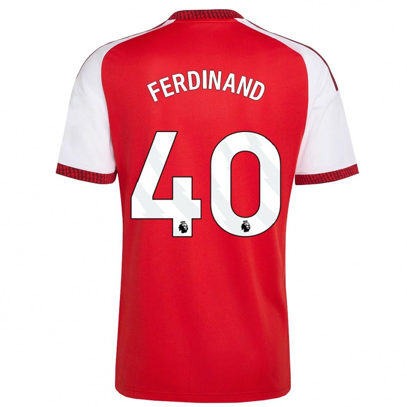 Danxen Heren Seb Ferdinand #40 Rood Wit Zwart Thuisshirt Thuistenue 2026/27 T-Shirt