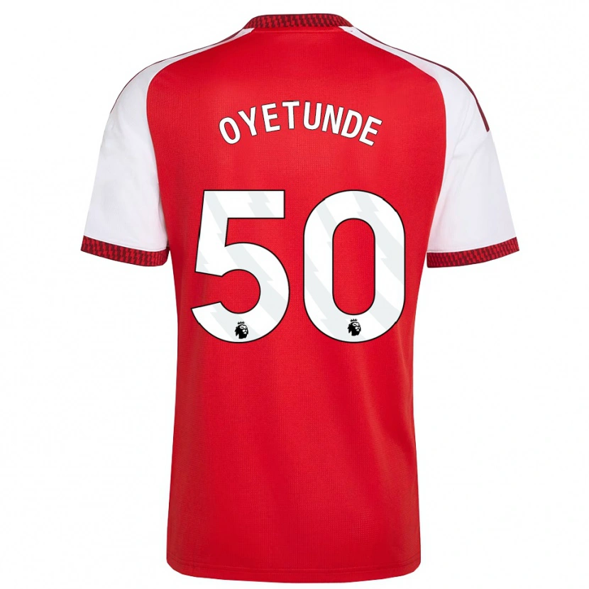 Danxen Heren Daniel Oyetunde #50 Rood Wit Zwart Thuisshirt Thuistenue 2026/27 T-Shirt